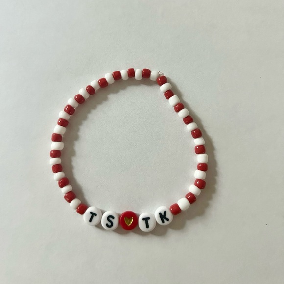 Taylor Swift & Travis Kelce bracelets, Set of 3 - Picture 3 of 5